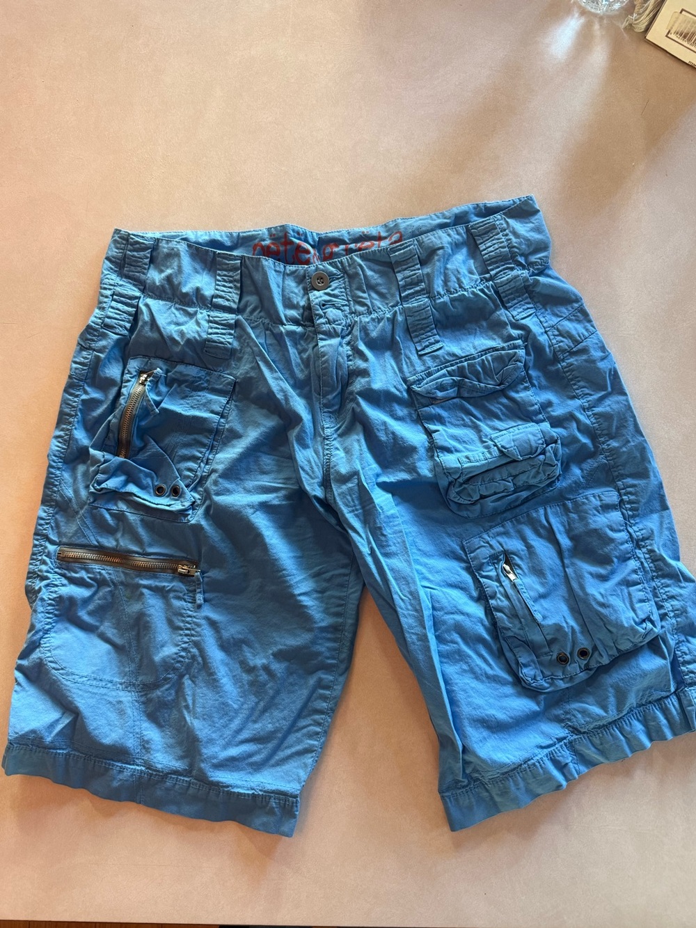 Pete & Greta, Johnny Was Blue Cargo Shorts
